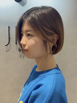 ジアン バイ ミルボン 西宮ガーデンズプラス(GIEN by milbon) ショートボブ/シアーブラウン/末吉 海斗