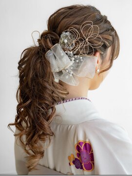 バサラ 大阪梅田店(VASARA) 編みおろし 着物 ヘア ヘアメイク