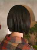 ミニボブ/ショート/ショートヘア/前下がりボブ/ぱつっとボブ