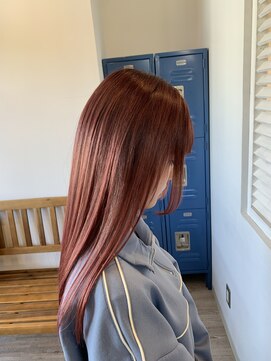 フレリス(FreRis) 姫カット、チェリーレッドブラウン