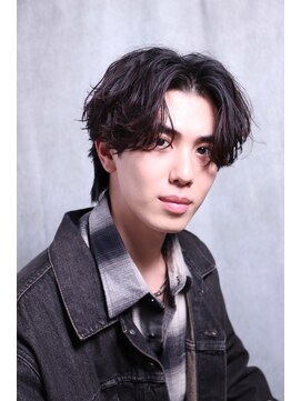 ネイビー(NAVY) センターパート