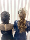 ガーリースタイル/心斎橋/ヘアメ/セットサロン