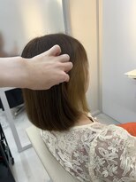 ラナンバイシダ(ranan by sida)&nbsp;イヤリングカラーベージュ10代20代ボブヘア/デザインカラー