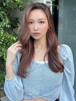 オウル(Owll)&nbsp;【Owll】石田学史ピンクベージュロングレイヤー20代30代40代