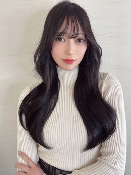 ルイマダーナ 栄店(LOUIMADNA) 【髪質改善】極艶ダークグレー　韓国式ローレイヤー