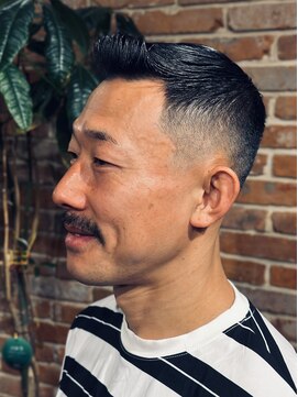 ヒロギンザ 仙台本店(HIRO GINZA) 仙台 スキンフェード バーバー アップバング メンズショート