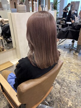 ユッカ 梅田(YUCCA) 【YUCCA】大人可愛い/ミディアム/milk tea beige