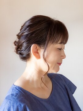ギャロップヘアー 編み込みヘアアレンジ