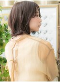 ★黒髪アッシュミニウルフ小顔くびれヘア外ハネボブ20代30代★1