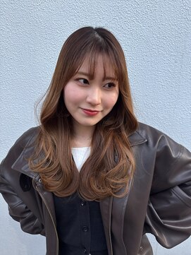 ティーヘア トナリ(t.hair tonari) 大人可愛い巻き髪スタイル/2wayシースルーバング/髪質改善カラー