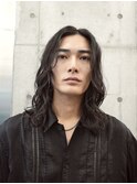 メンズミディアムメンズロングメンズボブ緩めスパイラルパーマ