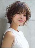 ★暗めカラーグランマッシュフェイスフレーミングデザインカラー