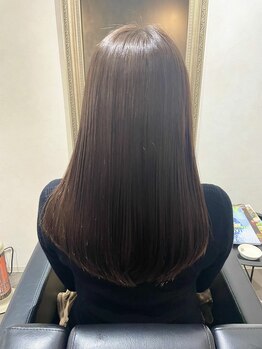 ツヤガミブリスヘアーアンドイヤーズ(Bliss for hair& ears)の写真/ダメージを抑え、髪の芯から潤いを与えてくれるから毛先まで艶やかな美髪が叶う！指通り滑らかな美髪に♪