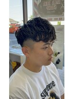 ヘアサロンナンバーワンクラブ上和田本店&nbsp;ニュアンスパーマ×フェード