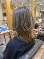 アグ ヘアー イブ 南郷7丁目店(Agu hair eve)&nbsp;ハイライトくびれミディ