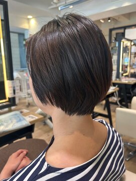 ジュイール(jouir) 三鷹ショートボブくびれショートイルミナカラー顔周りレイヤー