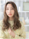 ゆるふわウェーブ/ニュアンスパーマ/ショコラブラウン/韓国風g