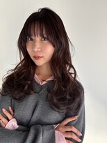 キーダ(KEEDA)&nbsp;顔周りレイヤー/似合わせカット/ピンクブラウン