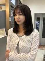 ヘアアンドメイク シークネクスト(HAIR&MAKE SeeK NEXT) ミディアムレイヤー×マロンブラウン
