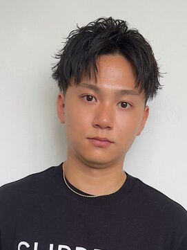 ログ(LOG) メンズショート 王道 アップバング ツーブロ 高松