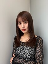 トリッカ 銀座(tricca)&nbsp;シースルーバング/韓国レイヤー/艶髪ロング/透明感ブラウン