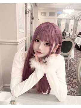 インク 渋谷(INK.) ミルクティーブロンドニュアンスウルフワンホンレイヤー渋谷