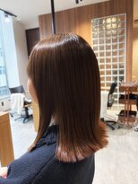 ココ(qoqo)&nbsp;切りっぱなしボブ　外ハネスタイル