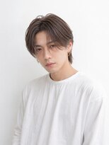 ベル 新宿(Belle) ナチュラルセンターパート カルマパーマ メンズマッシュ