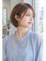 フレイムス ヘアアンドリラックス 大宮東口店(Frames)&nbsp;レイヤーボブ髪型20代30代40代50代前髪あり前髪なし面長丸顔大宮
