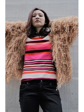 ランプヘアー(LAMP HAIR) 黒髪暗髪前髪なしナチュラル大人可愛いカールゆるふわ