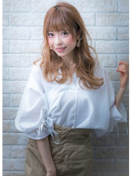 ヘアーアートシフォン 池袋西口店(Hair art chiffon) ミニマムボブモードジグザグバング3Dカラーノットヘアブルージュ