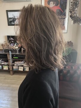 マイ ヘア デザイン 岡崎(MY hair design) 圧倒的くすみカラー！極上ハイライトのヘルシースタイル