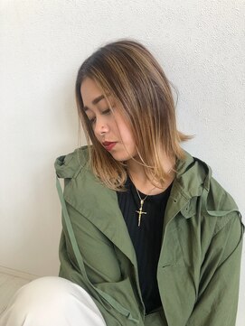 ビアンカ 伊勢崎店(BIANCA) ミディアム×ハイライト