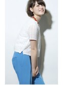 大人かわいいブランジュ前下がりボブ
