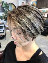 ヘア メイク ココ(hair make coco)&nbsp;ハイライト×ホワイトグレージュ♪