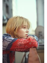 ピズム(PISM) ネオウルフ外小顔ボブ/ハイライトカラー