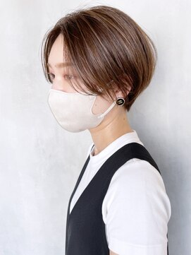 アイティーバイアルバム 松戸店(IT by ALBUM) エアリーショート_チョコレートプリカール大人ガーリー_ba345241