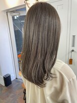 イコ 表参道原宿(ico)&nbsp;ブリーチなし　くすみベージュ