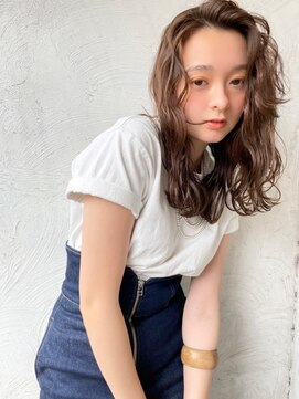 エイミー(Aimee) Aimee 町田 大人可愛いセミロング×透明感ベージュ