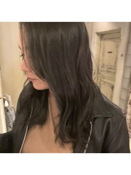 髪質改善と縮毛矯正の専門店 サンティエ(scintiller) 透明感カラー　グレージュ