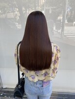 キュア 表参道(CURE)&nbsp;黒髪/グレージュカラー/ココアベージュ/ヘルシーロング[表参道]