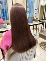 さらさらロングヘア　髪質改善トリートメント