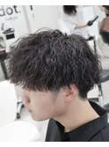 刈り上げマッシュ×ツイストスパイラルパーマ