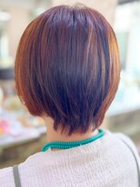 アークスヘアー&nbsp;20代30代大人可愛い★小顔ボブ丸みショートウルフブラウン
