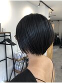 ストレート/縮毛矯正/クセ/丸みショート/地毛風ストレート