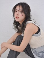 テトテ バイ ミリー 江坂(tetote by milly)&nbsp;【tetote江坂】ふんわりカールアッシュブラウンシアーカラー