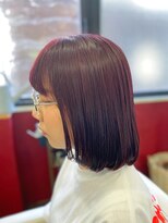 ヘアーサロン ピアニカ(hair salon PIANiCA)&nbsp;ボブ+ブリーチなしピンク