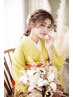 電話予約のみ◎ヘアセット+着物着付け【振袖・訪問着】￥12000！振袖＋￥550