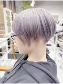 グレーベージュ/ブルーグレージュ/ハイトーンカラー マッシュ
