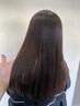 【髪が傷んでしまった方やブリーチ毛でもおすすめ】酸性ストレート　　￥16000
